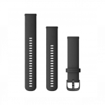 Garmin Quick Release Band (20 mm) Black with Slate Hardware