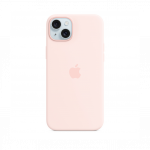 Apple iPhone 15 Plus Silicone Case with MagSafe Light Pink