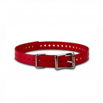 Garmin Collar Strap 3/4in Sq-BuckleTuck-Ring Nickel red