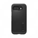 Kaitse&uuml;mbris Tough Armor (MagFit), Google Pixel 10a, must, tugijalaga, Qi2/MagSafe &uuml;hilduv, Spigen
