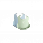 BabyBj&ouml;rn Baby Bib 2-pack Powder Green/Powder Blue