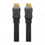 Goobay 61279 High Speed HDMI FLAT-cable with Ethernet Gold Plated 2m