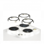 Tagakaamerate kaitseklaasid Hoops, Apple iPhone 15 Pro / 15 Pro Max, valge, PanzerGlass