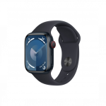 Apple Watch Series 9 GPS + Cellular 41mm Midnight Aluminum Case with Midnight Sport Band S/M