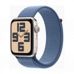 Apple Watch SE 2 GPS 44mm Aluminum Case with Winter Blue Sport Loop