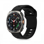Samsung Galaxy Watch Ultra 47mm silikoonrihm must, Tech-Protect