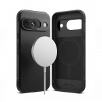 Kaitse&uuml;mbris Onyx Magnetic, Google Pixel 9, must, MagSafe magnetiga, Ringke