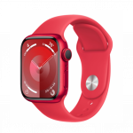 Apple Watch Series 9 GPS 41mm Red Aluminum Case with Red Sport Band M/L