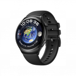Huawei Watch 4 Black Stainless Steel Case with Black Fluoroelastomer Strap