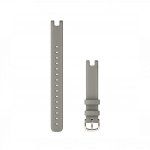 Garmin Lily 14mm Braloba Grey Leather Cream Gold Hardware L