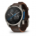 Garmin D2 Mach 2 47 mm Titanium with Oxford Brown Leather Band