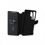 Kaitse&uuml;mbris kaanega Tango 2-in-1 Wallet Magnetic, Samsung Galaxy S25 Ultra, must, magnetringiga, CARE by PanzerGlass