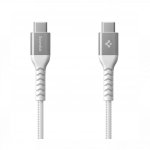 USB-C kaabel Essential 100W (USB-C USB-C), 1m, valge, EB10010CCA, Spigen