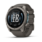 Garmin fenix 9 51mm Titanium with Pebble Grey Silicone Band