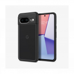 Kaitse&uuml;mbris Ultra Hybrid, Google Pixel 8, l&auml;bipaistev musta &auml;&auml;rega, Spigen