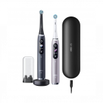 Braun ORAL-B elektriliste hambaharjade komplekt IO9 Black Onyx adn Rose Quartz