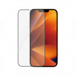 Kaitseklaas Apple iPhone 16e / 14 / 13 / 13 Pro, musta &auml;&auml;rega, PanzerGlass