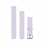 Garmin Quick Release Bands 18mm Periwinkle Silicone Silver Hardware