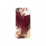 Fashion Case iPhone 8/7/6/6S/SE (2020) Golden Burgundy Marble