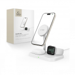 Juhtmevaba laadimisalus QI15W-A22 3in1, valge, Tech-Protect