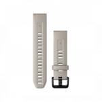 Garmin fenix 7S 20mm QuickFit Light Sand Silicone Band