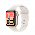 Apple Watch SE 3 GPS 40mm Starlight Aluminum Case with Starlight Sport Band S/M