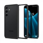 Kaitse&uuml;mbris Ultra Hybrid, Samsung Galaxy S24, l&auml;bipaistev musta &auml;&auml;rega, Spigen