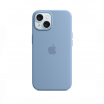Apple iPhone 15 Silicone Case with MagSafe Winter Blue