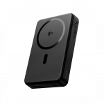 Akupank juhtmevaba laadimisega + USB-C + USB-A pesaga, 10.000 mAh, 22.5W, must, MagSafe &uuml;hilduv, Airpow2 Qi2 Magnetic, Baseus