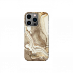 Apple iPhone 14 Pro telefoni&uuml;mbris Golden Sand Marble, iDeal of Sweden