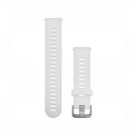 Garmin Quick Release 20 mm White silicone Band Stainless Steel hardware