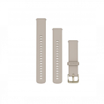 Garmin Quick Release Bands 18mm French Grey Soft Gold Hardware