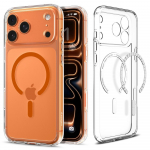 &Uuml;mbris Ultra Hybrid MagFit Apple iPhone 17 Pro Max L&auml;bipaistev Oranži MagSafe Ringiga Spigen