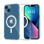 Kaitse&uuml;mbris FlexAir MagSafe, Apple iPhone 13 mini, l&auml;bipaistev valge MagSafe ringiga, Tech-Protect