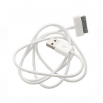 Apple iPhone 4, 4S laadimiskaabel valge