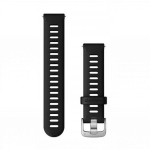 Garmin Quick Release 18 mm Black Silver hardware