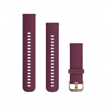 Garmin Quick Release 20 mm Berry with Light Gold Hardware