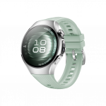 Huawei Watch 5 42mm Stainless Steel Case with Green Fluoroelastomer Strap
