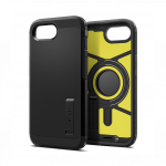 Kaitse&uuml;mbris Tough Armor AI (MagFit), Apple iPhone 16e, must, tugijalaga, MagSafe, Spigen