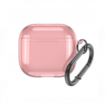 Kaitse&uuml;mbris, Apple AirPods 4, l&auml;bipaistev roosa