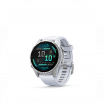 Garmin fenix 8 43mm Silver with Whitestone Band