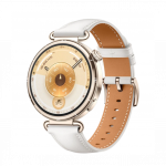 Huawei Watch GT 6 41mm Gold Stainless Steel Case with White Composite Leather Strap