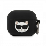 Apple AirPods 3 silikoon&uuml;mbris Karl Lagerfeld must