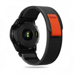 Kellarihm Garmin Fenix 5 / 6 / 6 Pro / 7 Tech-Protect Nylon, must/oranž