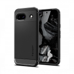 Kaitse&uuml;mbris Rugged Armor, Google Pixel 8a, must, Spigen