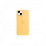 Apple iPhone 14 Plus silicone case with MagSafe Sunglow
