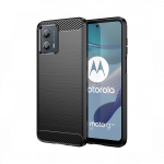 Motorola Moto G53 Carbon case silikoon&uuml;mbris, must