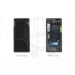 Google Pixel 7 GVU6C tagapaneel kaamera klaasiga Obsidian Black