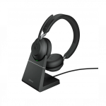 Jabra Evolve2 65, Link380a MS Stereo Stand Black