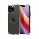 Kaitse&uuml;mbris Ultra Hybrid (MagFit), Apple iPhone 16 Pro, l&auml;bipaistev tumehalli MagSafe ringiga, Spigen